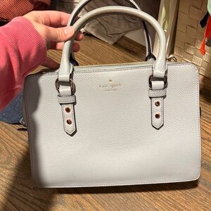 Kate Spade Light Gray Satchel